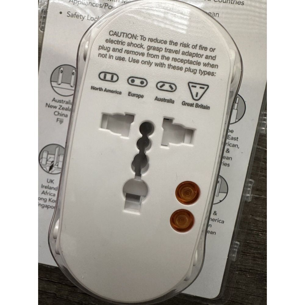 AMERICAN TOURISTER All In One Adapter Plug Surge Protection - Picture 5 of 6